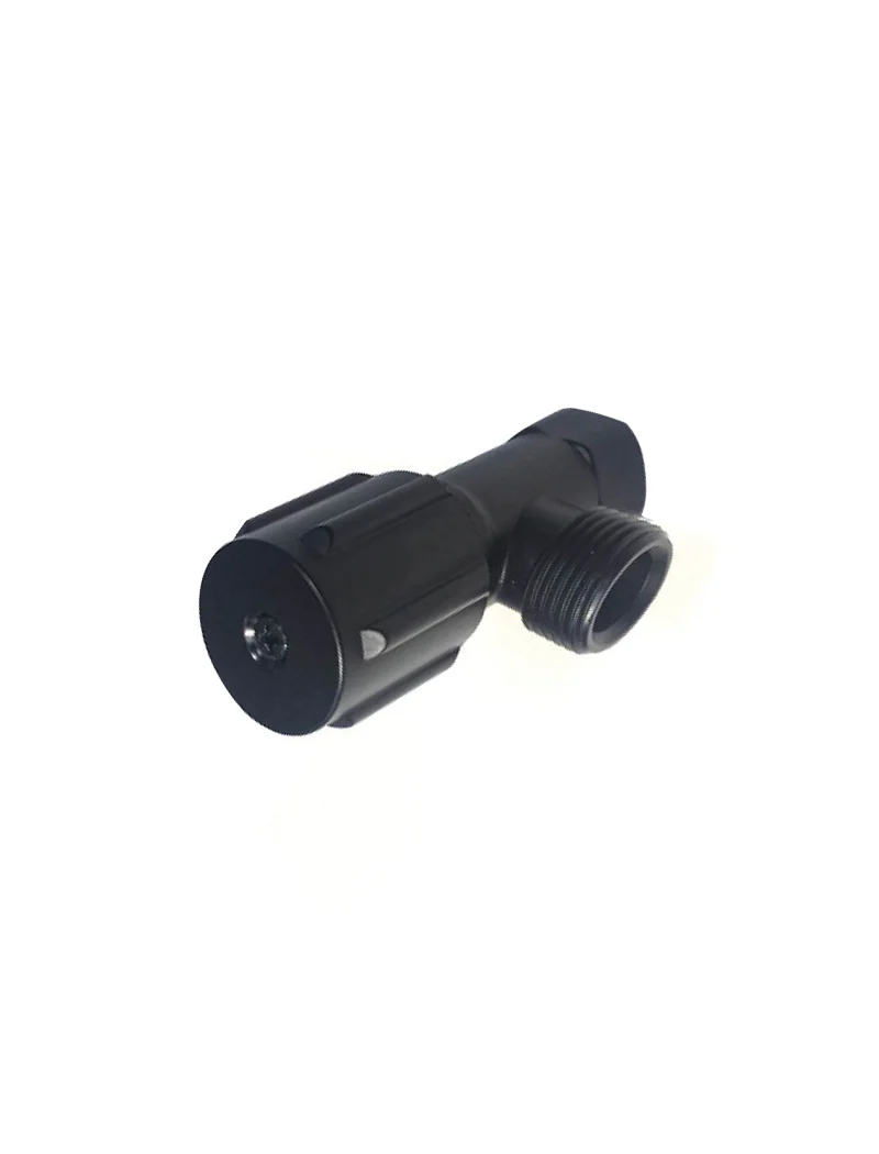 Round Mini Stop Cistern Tap - Matte Black - Image 3