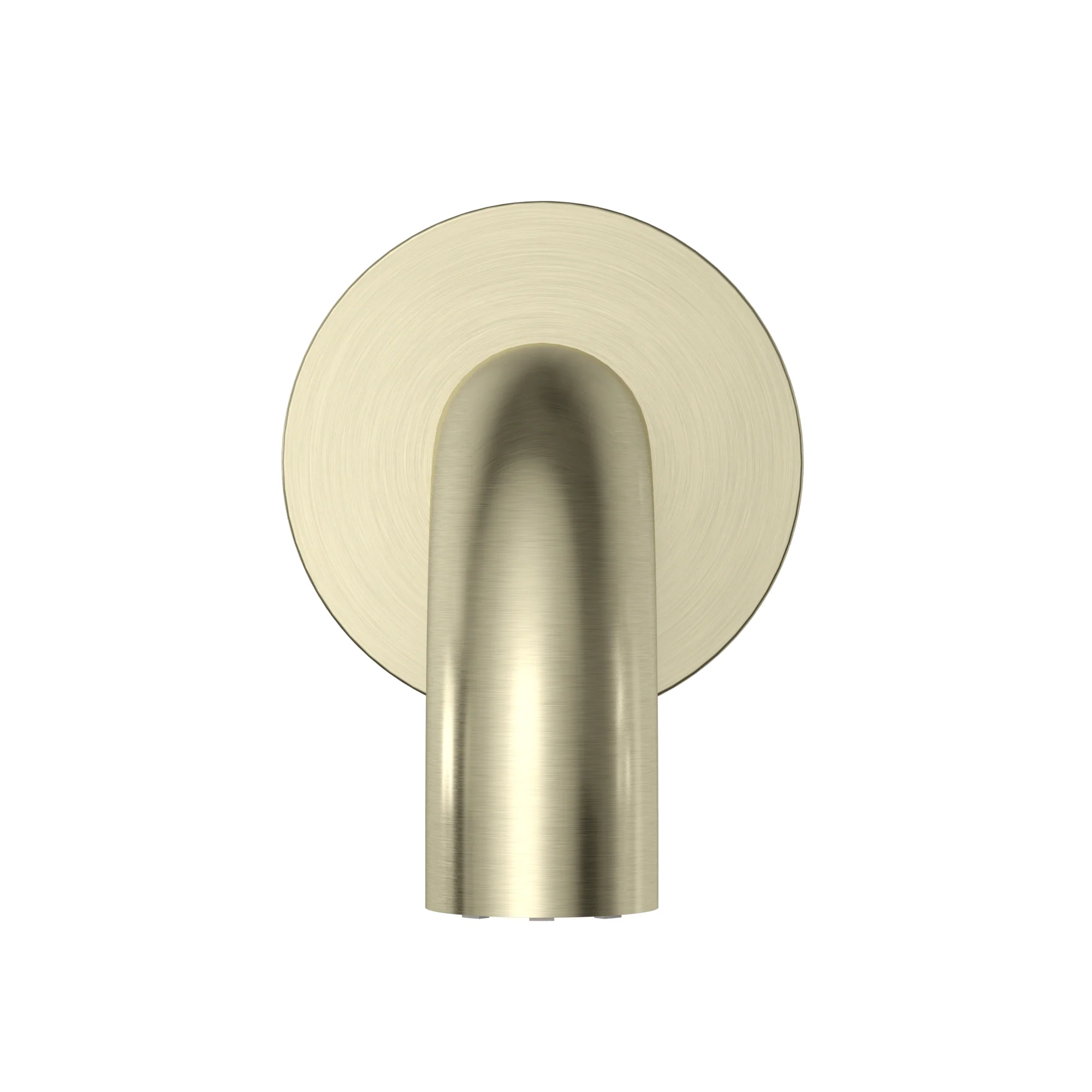 Round Curved Spout 130mm - PVD Tiger Bronze - Image 3