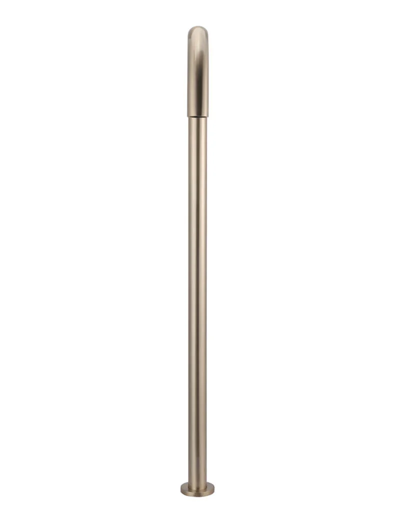 Round Freestanding Bath Spout - Champagne - Image 9