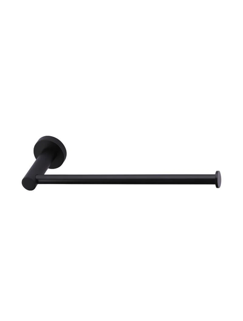 Round Guest Towel Rail - Matte Black - Image 3