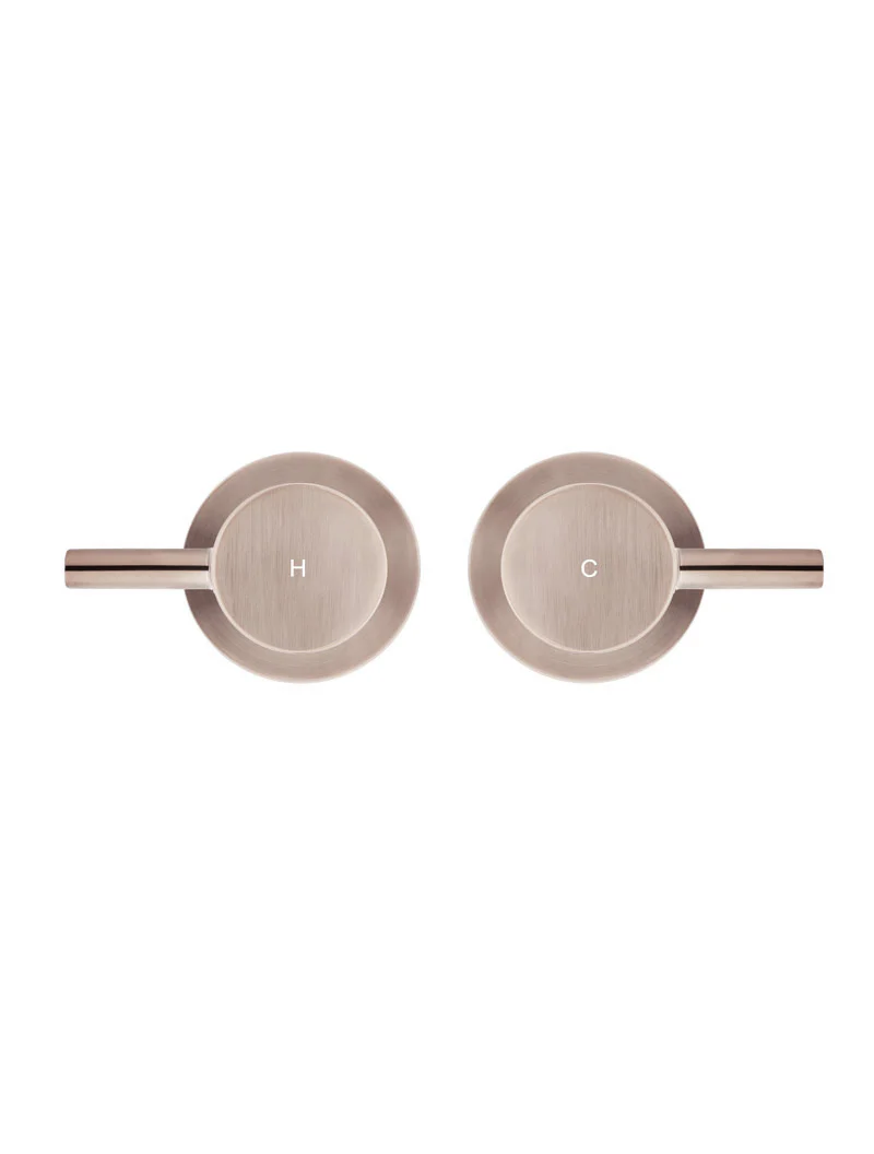 Round Quarter Turn Wall Top Assemblies - Champagne - Image 3