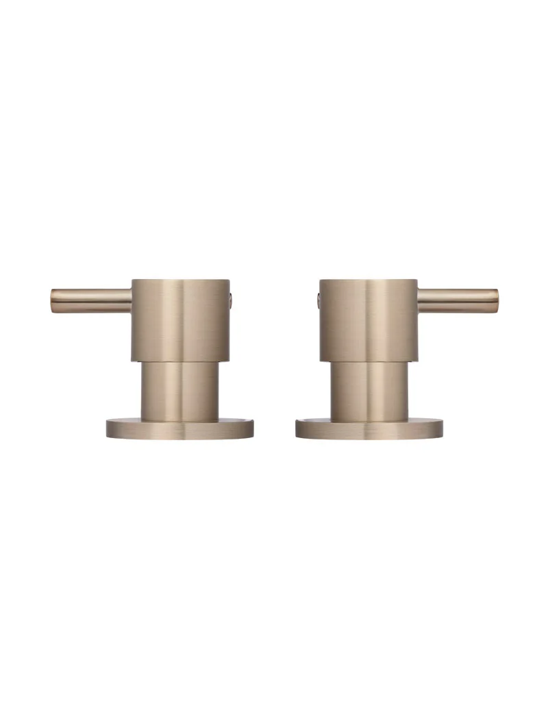 Round Quarter Turn Wall Top Assemblies - Champagne - Image 7
