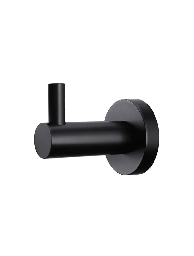 Round Robe Hook - Matte Black - Image 4