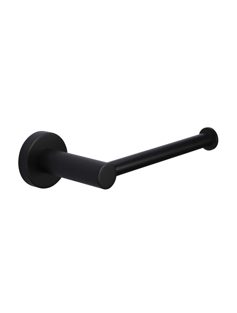 Round Toilet Roll Holder - Matte Black - Image 6