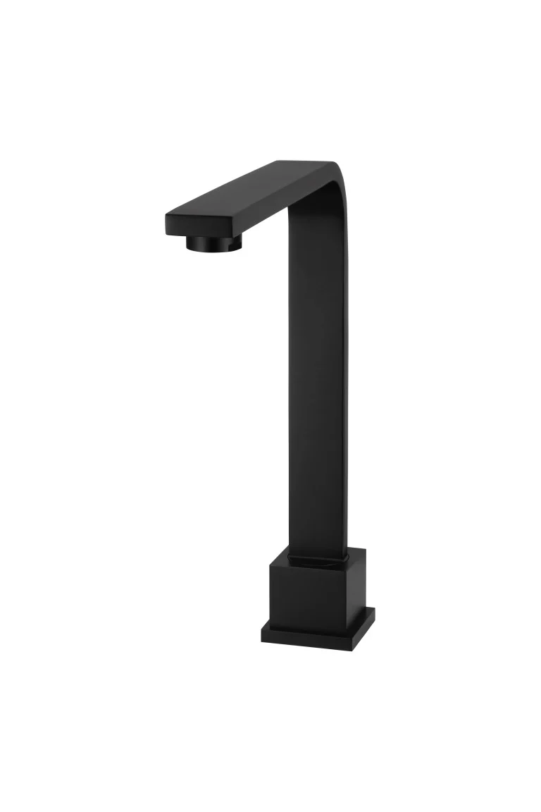 Square High-Rise Swivel Hob Spout - Matte Black - Image 3