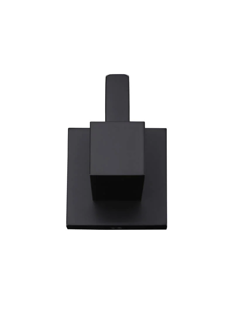 Square Robe Hook - Matte Black - Image 4