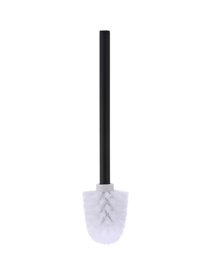 Square Toilet Brush & Holder - Matte Black - Image 3