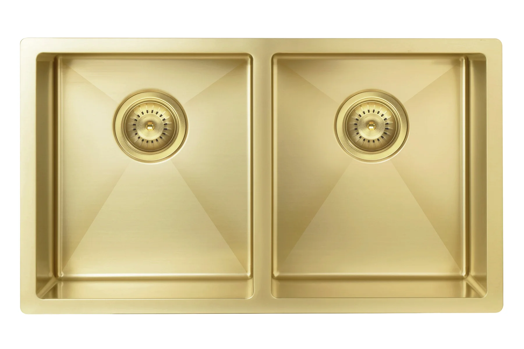 Lavello Kitchen Sink - Double Bowl 760 x 440 - Brushed Bronze Gold - Image 8