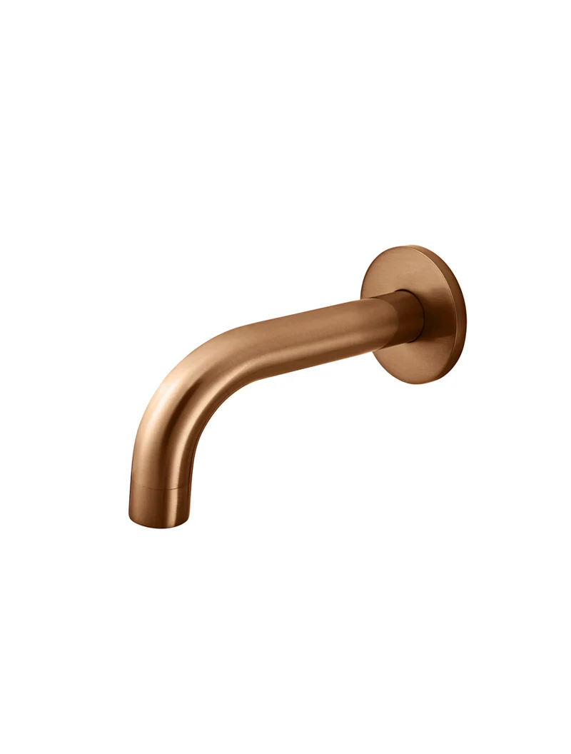 Round Curved Spout 130mm - Lustre Bronze - Image 5